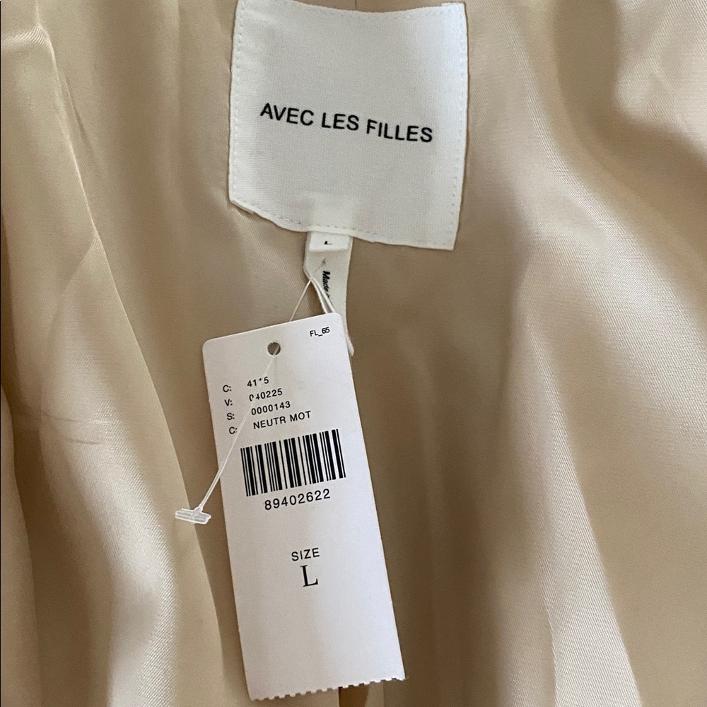 Anthropologie Avec Les Filles Mixed Gingham Blazer Jacket - Picture 5 of 5